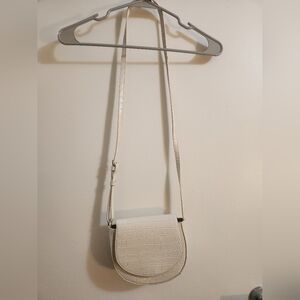Target A New Day -White Croc-Embossed Crossbody Bag